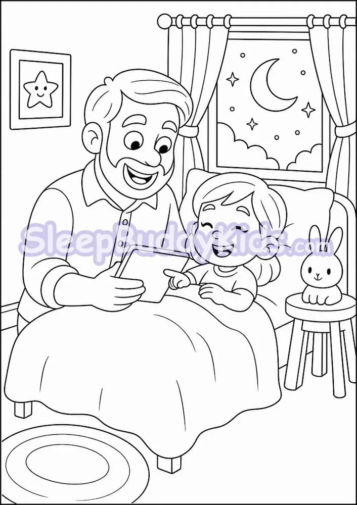 Dad Coloring Page