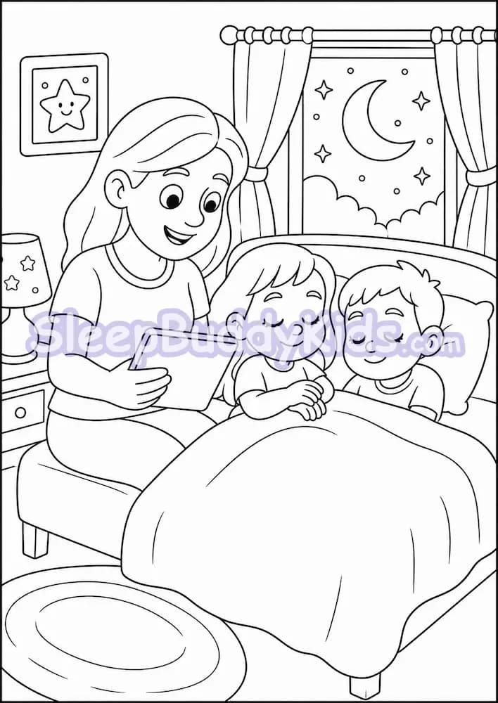 Mom Coloring Page