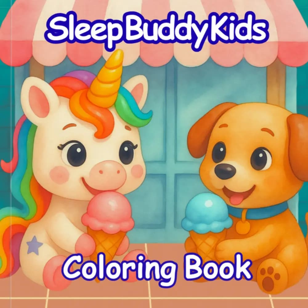 Sleep Buddy Kids Coloring Book