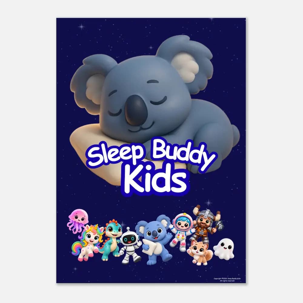 Sleep Buddy Kids Poster 50x70 cm / 20x28″